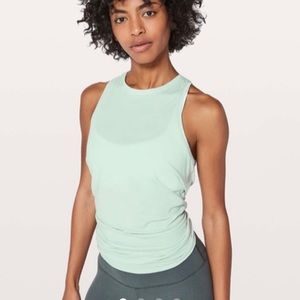 Lululemon All tied up tank in sea breeze